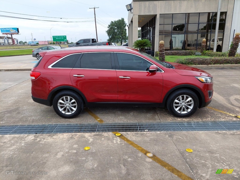 2017 Sorento LX V6 - Remington Red / Stone Beige photo #8