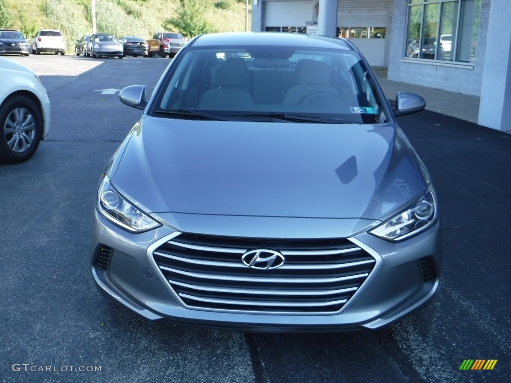 2018 Elantra SEL - Galactic Gray / Gray photo #3