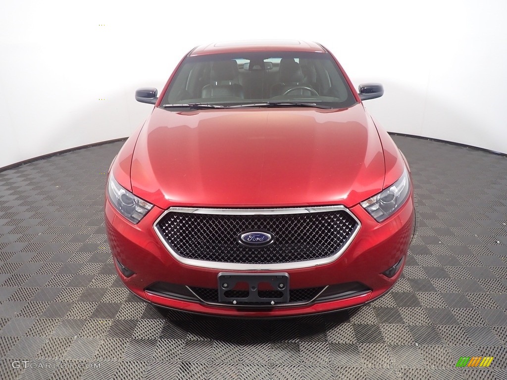 2018 Taurus SHO AWD - Ruby Red / Charcoal Black photo #7