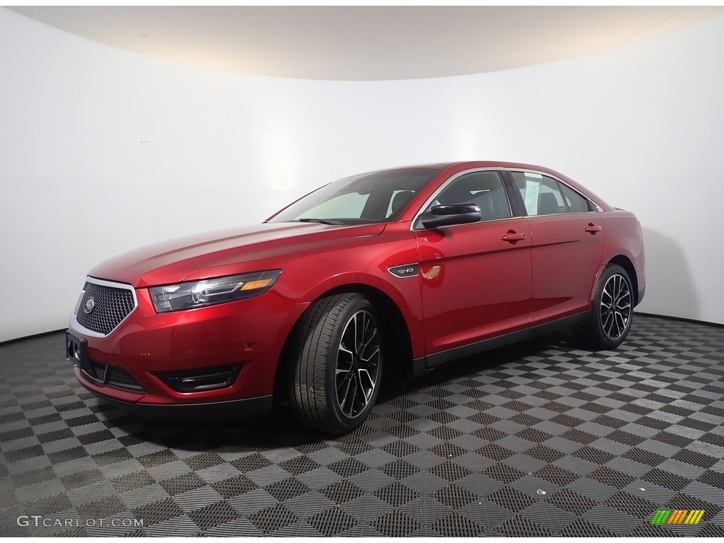 2018 Taurus SHO AWD - Ruby Red / Charcoal Black photo #10