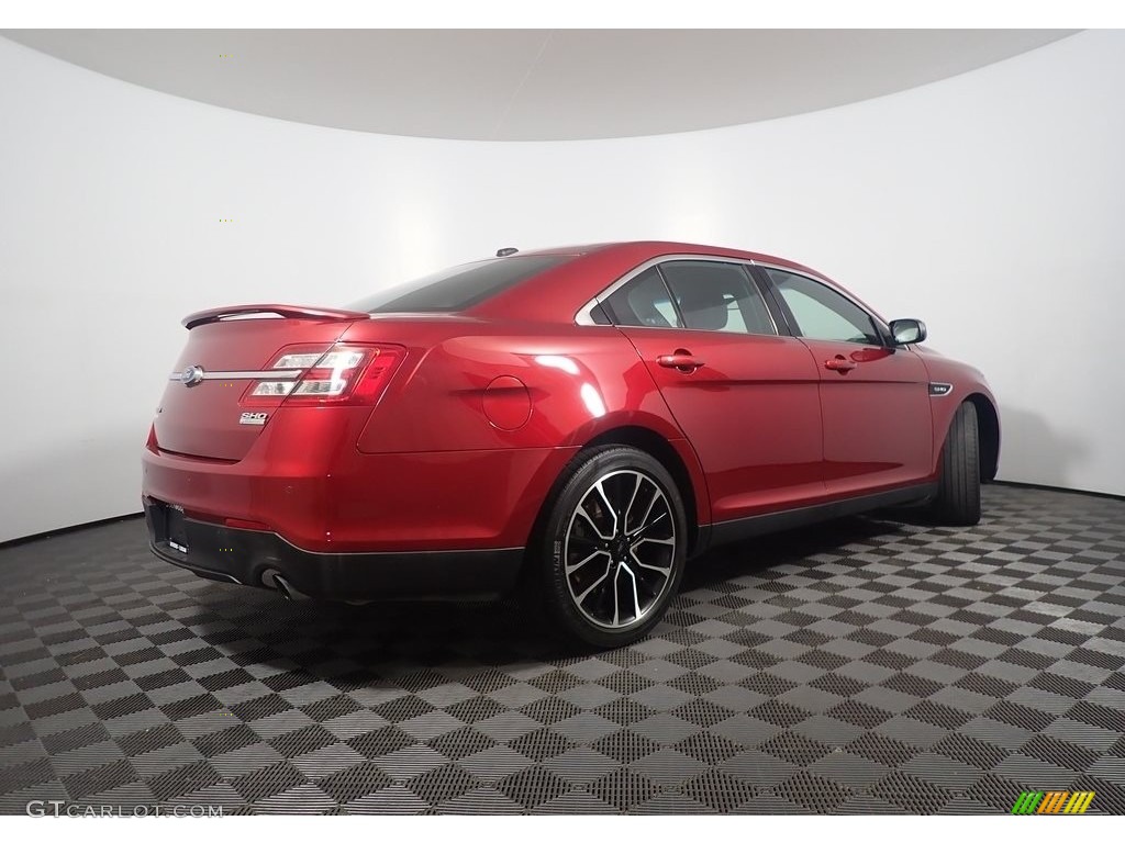 2018 Taurus SHO AWD - Ruby Red / Charcoal Black photo #18