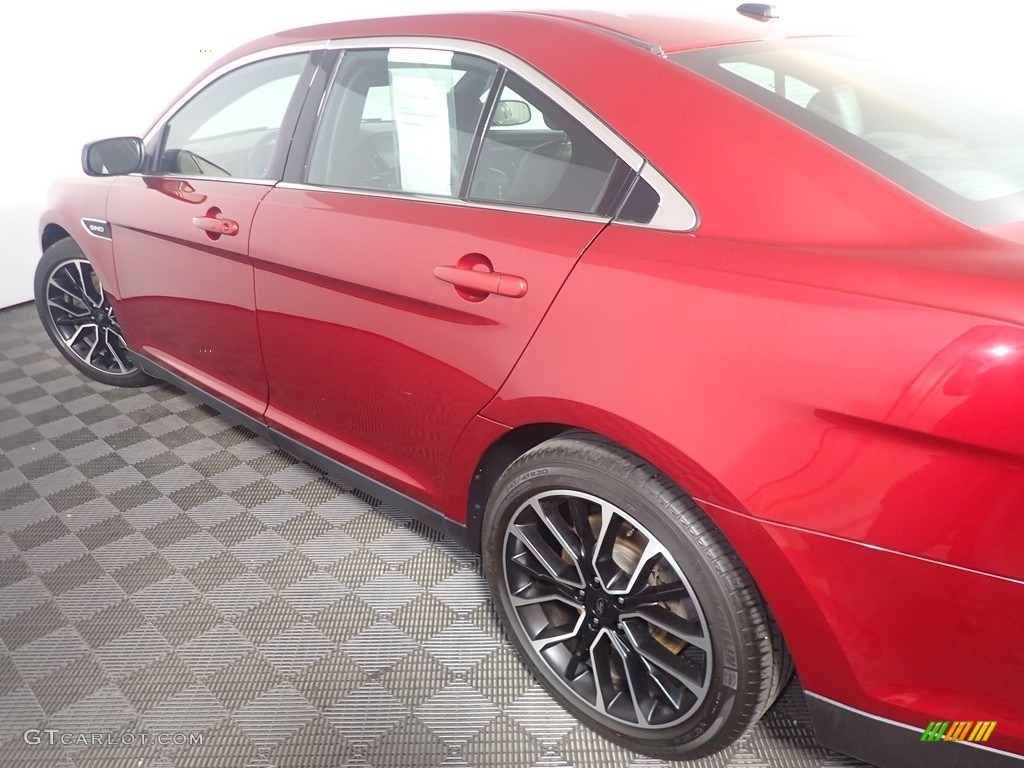 2018 Taurus SHO AWD - Ruby Red / Charcoal Black photo #20