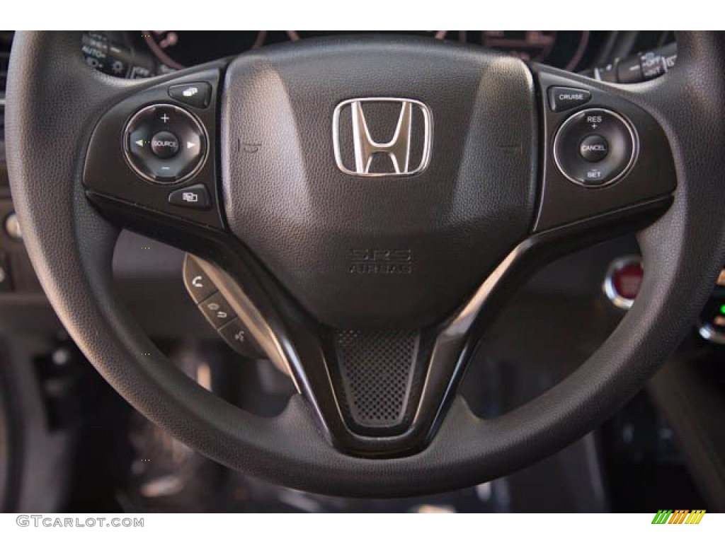 2017 Honda HR-V EX Black Steering Wheel Photo #142319956