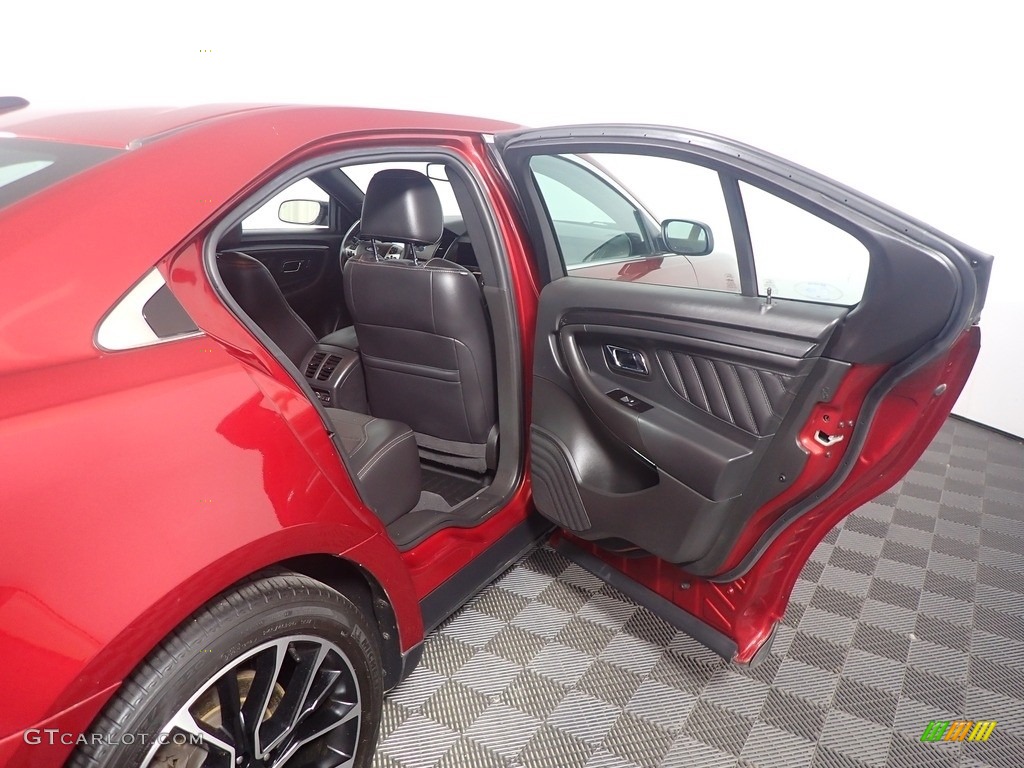 2018 Taurus SHO AWD - Ruby Red / Charcoal Black photo #39