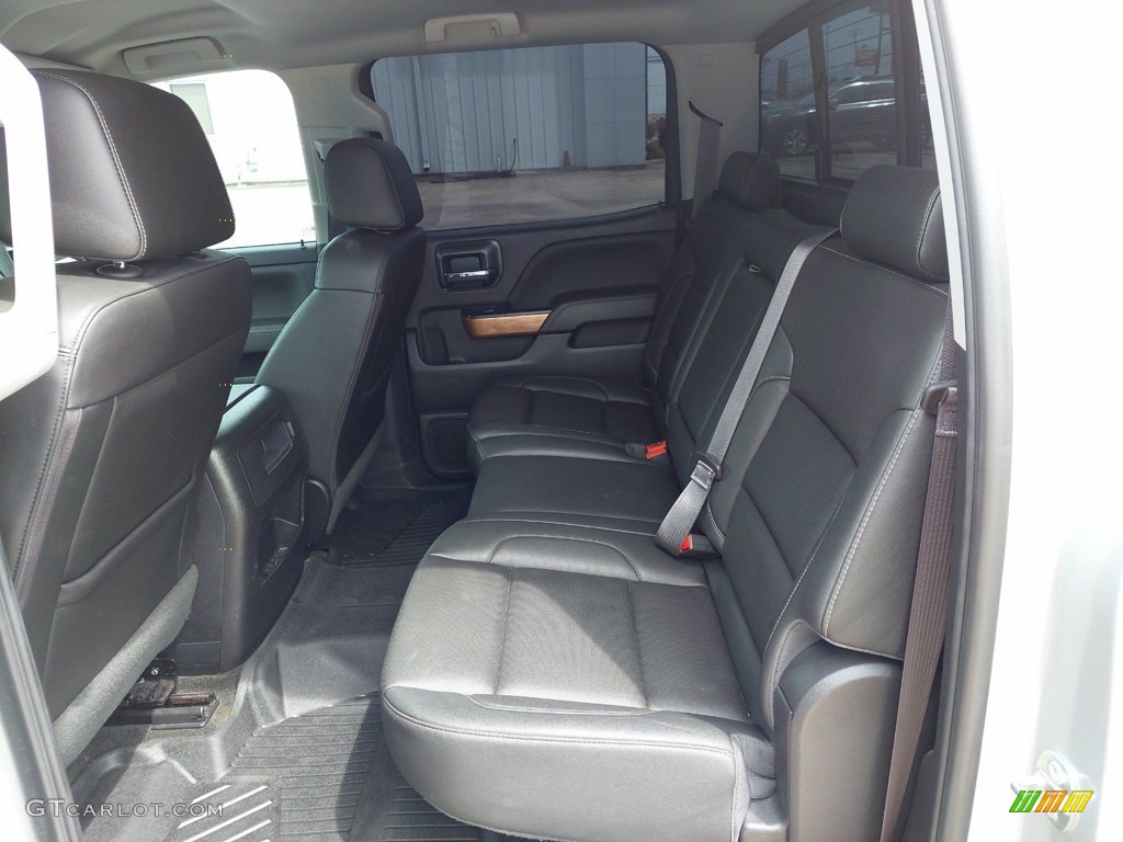 Jet Black Interior 2017 Chevrolet Silverado 1500 LTZ Crew Cab Photo #142320565