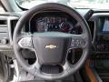 Jet Black Steering Wheel Photo for 2017 Chevrolet Silverado 1500 #142320574