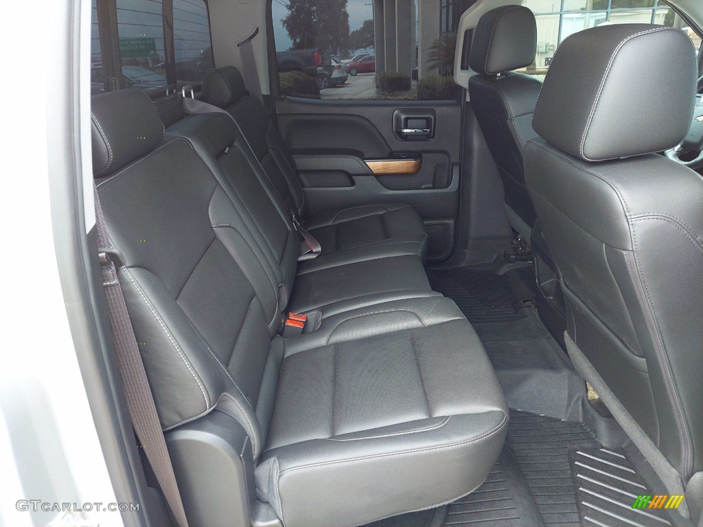 Jet Black Interior 2017 Chevrolet Silverado 1500 LTZ Crew Cab Photo #142320607