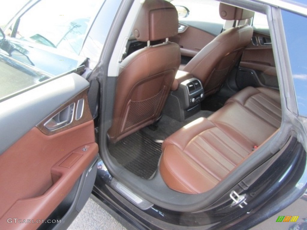 Nougat Brown Interior 2015 Audi A7 3.0T quattro Prestige Photo #142320679