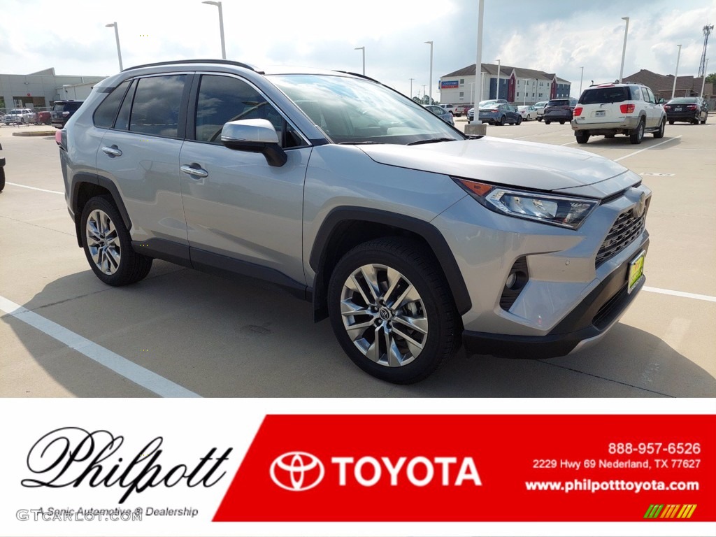 2019 RAV4 Limited - Silver Sky Metallic / Black photo #1