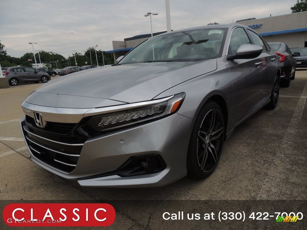 2021 Accord Touring - Lunar Silver Metallic / Black photo #1