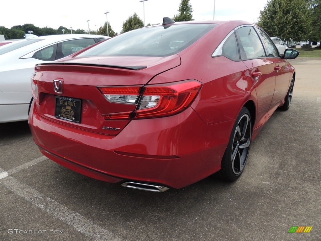 2021 Accord Sport - San Marino Red / Black photo #4