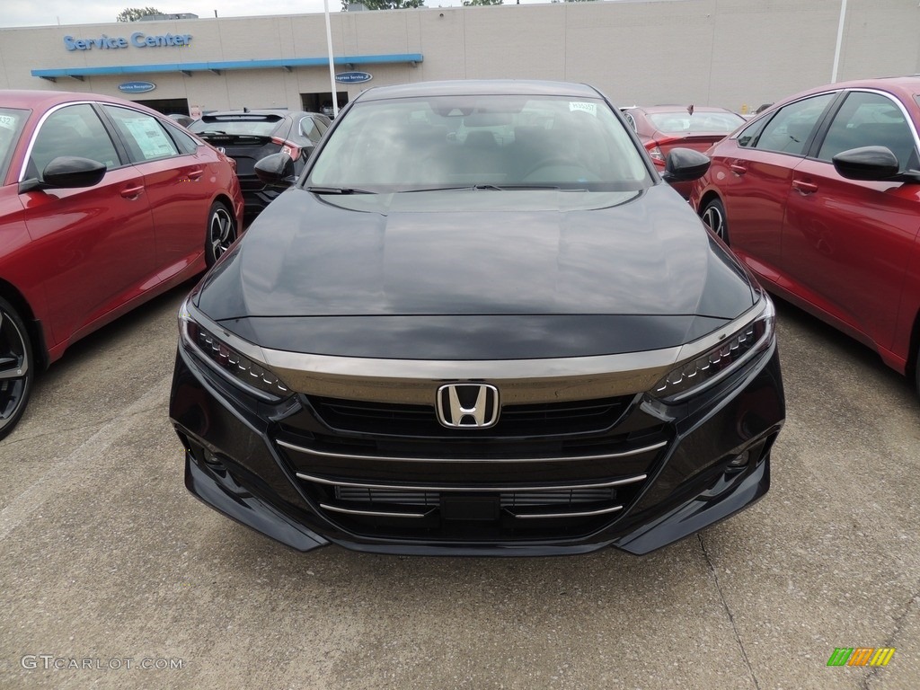 2021 Accord Sport SE - Crystal Black Pearl / Black photo #2