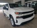 2021 Summit White Chevrolet Silverado 1500 Custom Crew Cab 4x4  photo #2