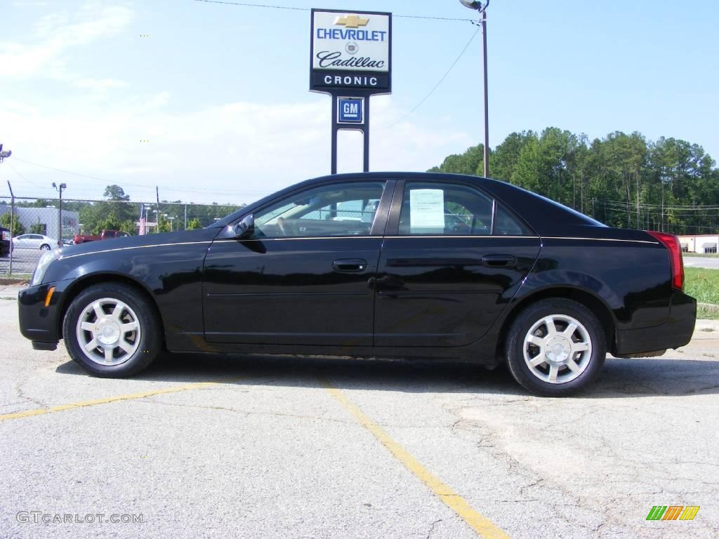 2003 CTS Sedan - Sable Black / Light Neutral photo #1