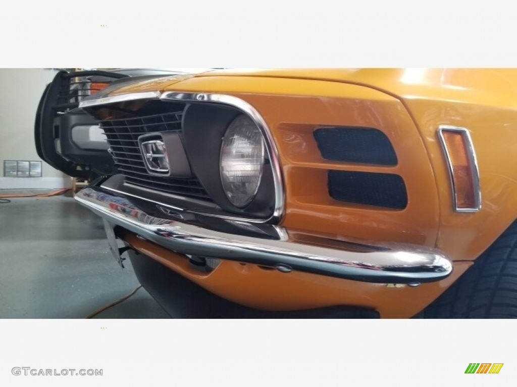 1970 Mustang Mach 1 - Grabber Orange / Black photo #5