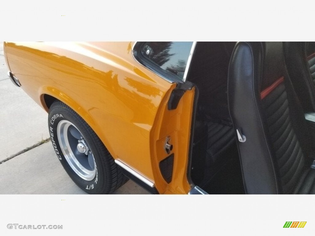 1970 Mustang Mach 1 - Grabber Orange / Black photo #6
