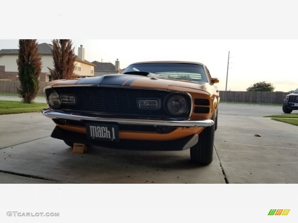 1970 Mustang Mach 1 - Grabber Orange / Black photo #36