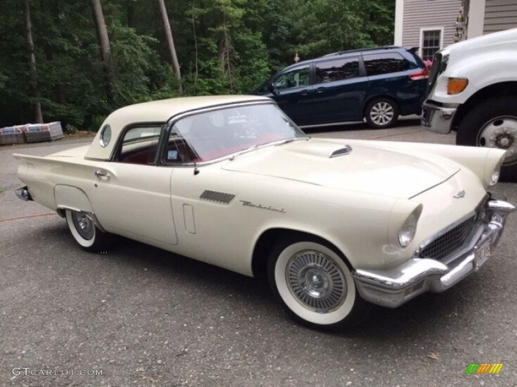 Colonial White 1957 Ford Thunderbird Convertible Exterior Photo #142324976