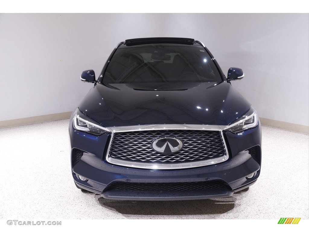 2019 QX50 Luxe AWD - Hermosa Blue / Graphite photo #2