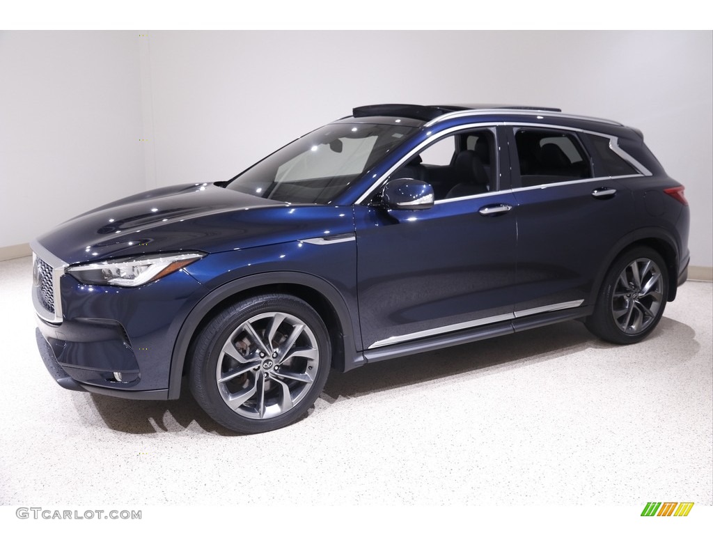 Hermosa Blue 2019 Infiniti QX50 Luxe AWD Exterior Photo #142325081