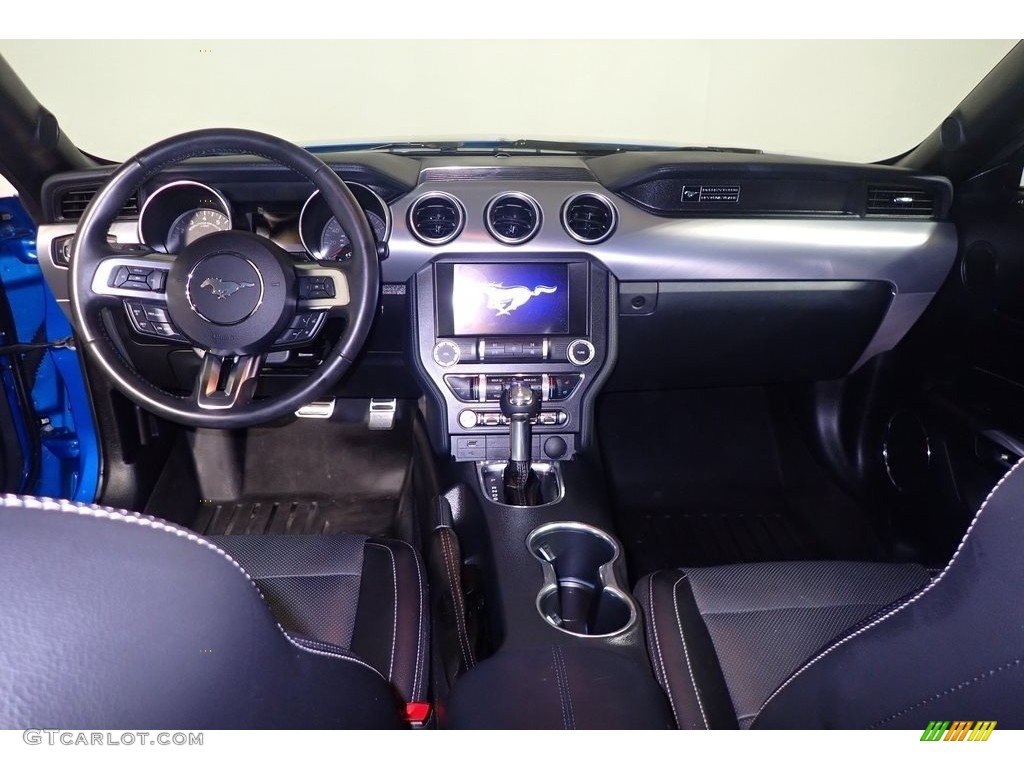 2020 Mustang GT Premium Fastback - Velocity Blue / Ebony photo #25