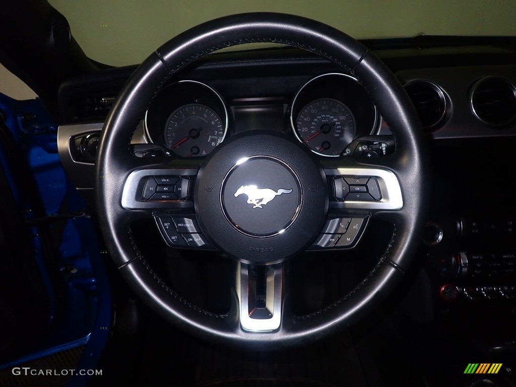 2020 Mustang GT Premium Fastback - Velocity Blue / Ebony photo #28