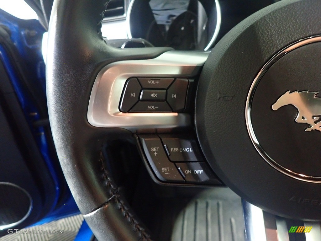 2020 Mustang GT Premium Fastback - Velocity Blue / Ebony photo #30