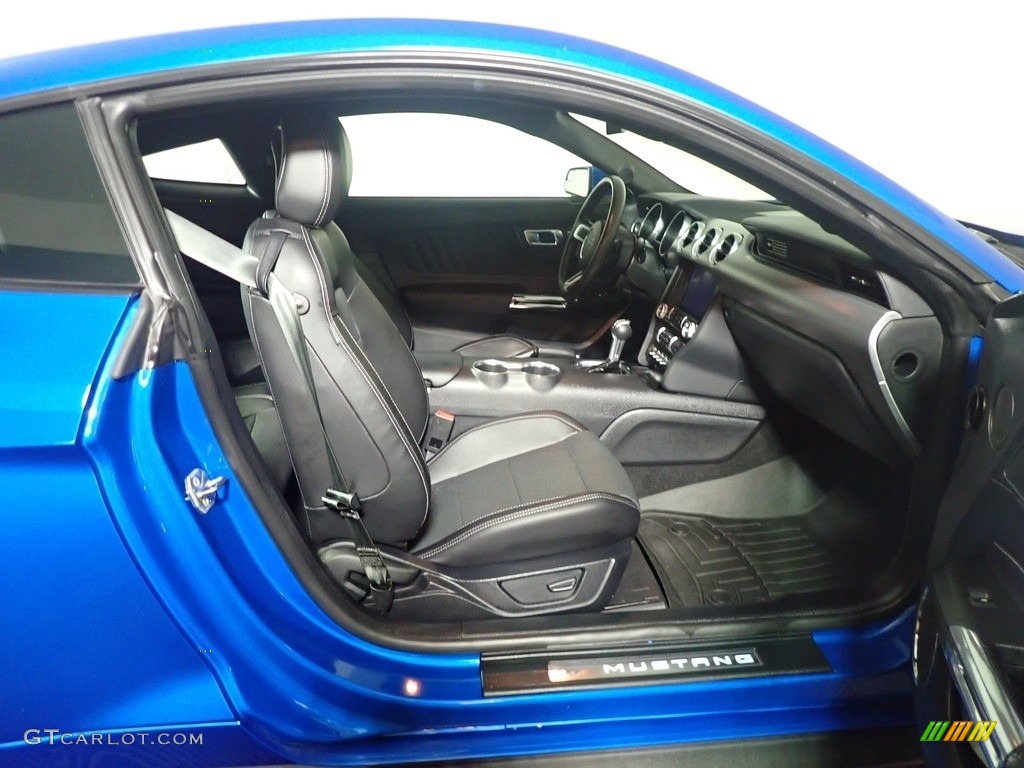 2020 Mustang GT Premium Fastback - Velocity Blue / Ebony photo #38