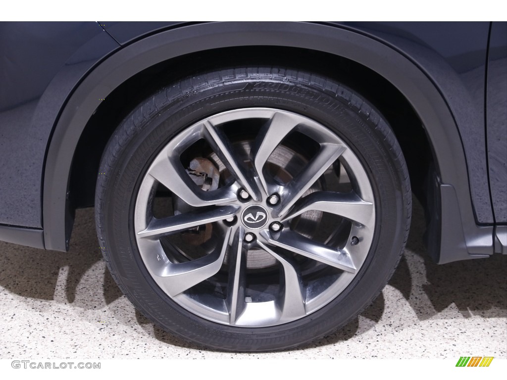 2019 QX50 Luxe AWD - Hermosa Blue / Graphite photo #22