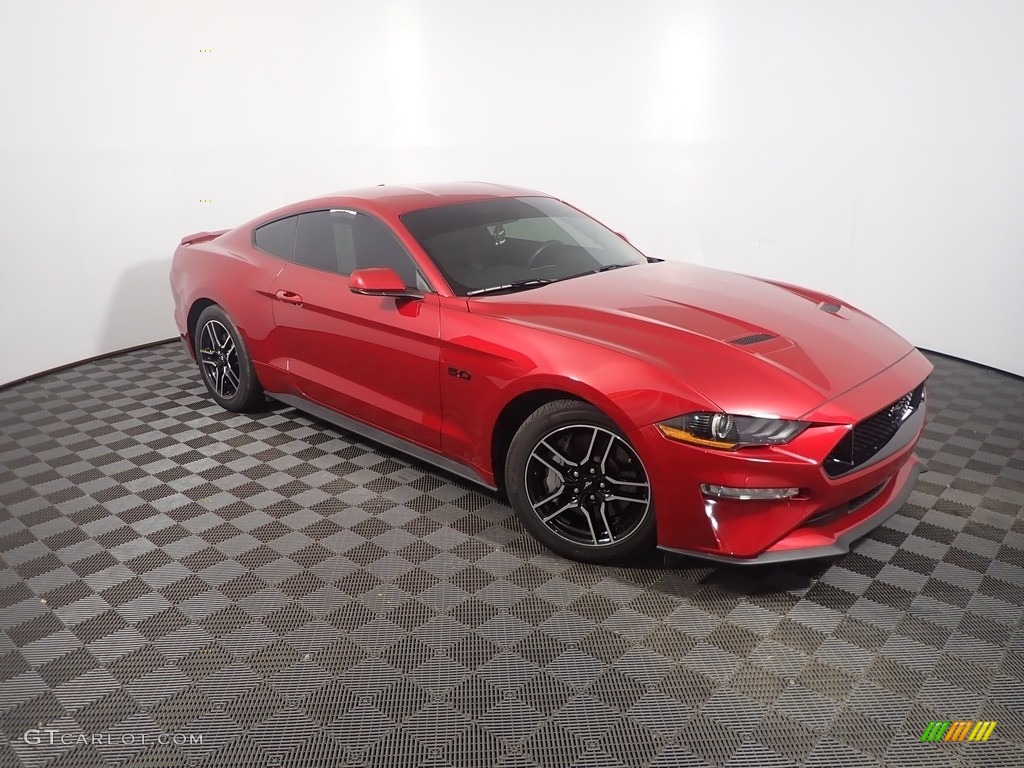2020 Mustang GT Premium Fastback - Rapid Red / Ebony photo #4