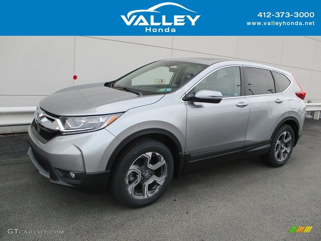 2018 CR-V EX AWD - Lunar Silver Metallic / Gray photo #1