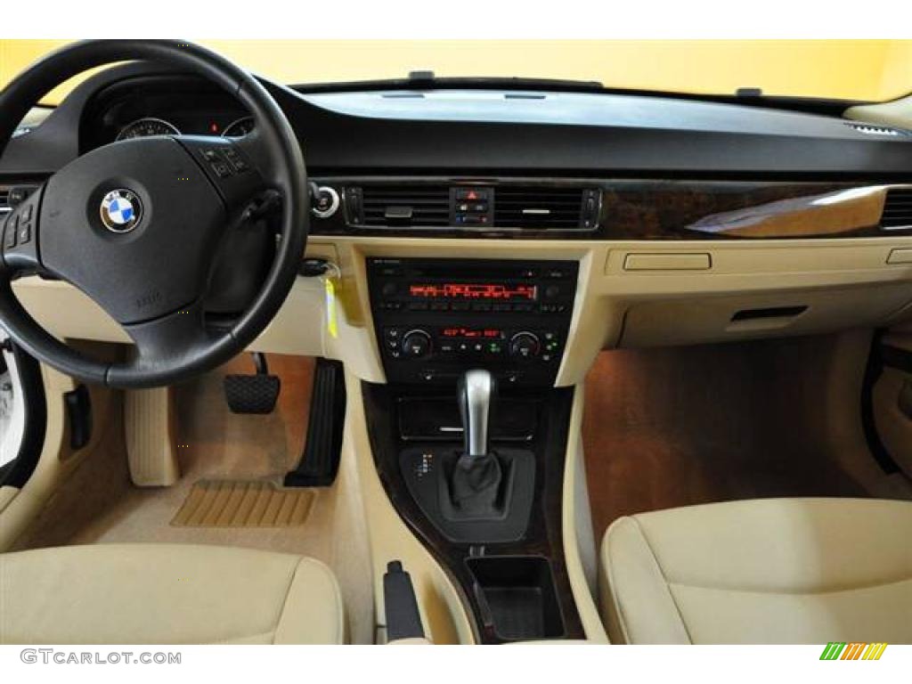 2006 3 Series 325i Sedan - Alpine White / Beige photo #7