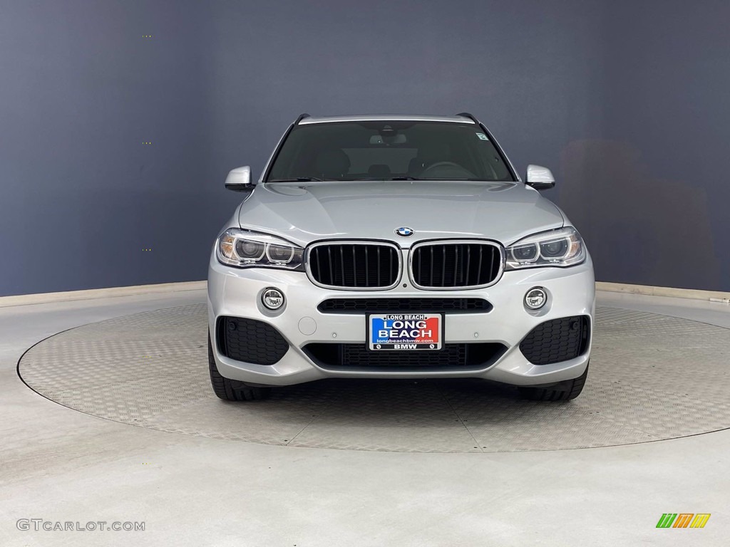 2018 X5 sDrive35i - Glacier Silver Metallic / Black photo #2