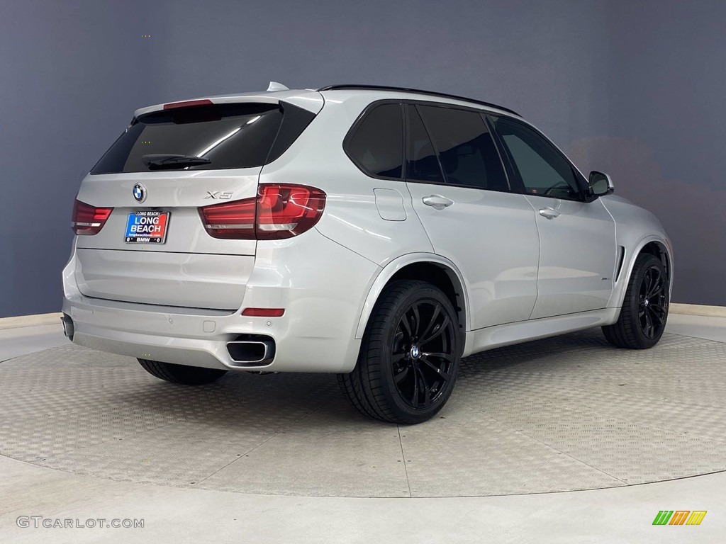 2018 X5 sDrive35i - Glacier Silver Metallic / Black photo #5