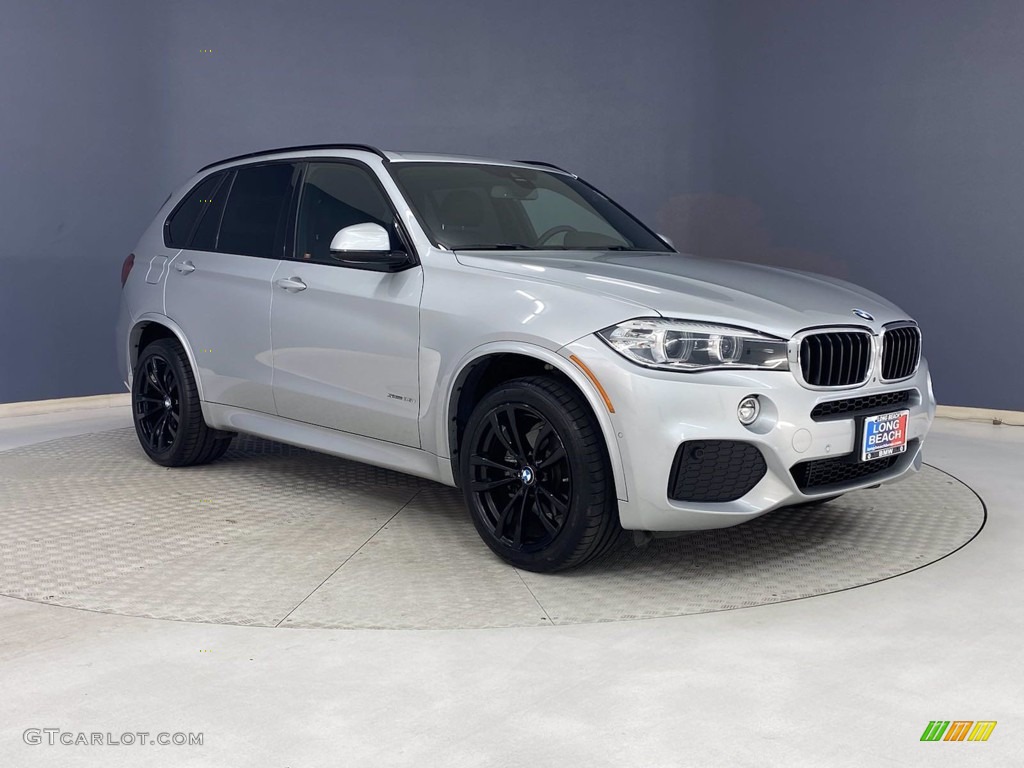 2018 X5 sDrive35i - Glacier Silver Metallic / Black photo #38
