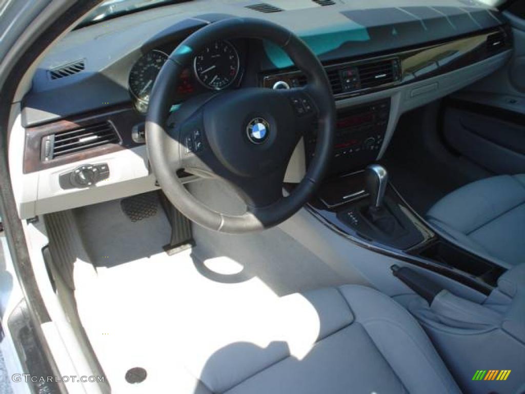 2006 3 Series 330i Sedan - Silver Grey Metallic / Grey photo #9