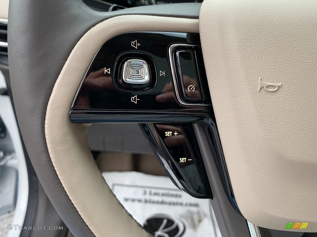 2021 Lincoln Corsair Reserve AWD Sandstone Steering Wheel Photo #142328717