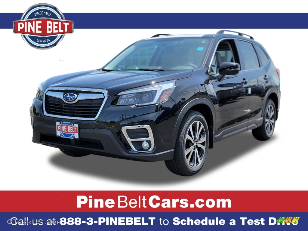 2021 Forester 2.5i Limited - Crystal Black Silica / Gray photo #1
