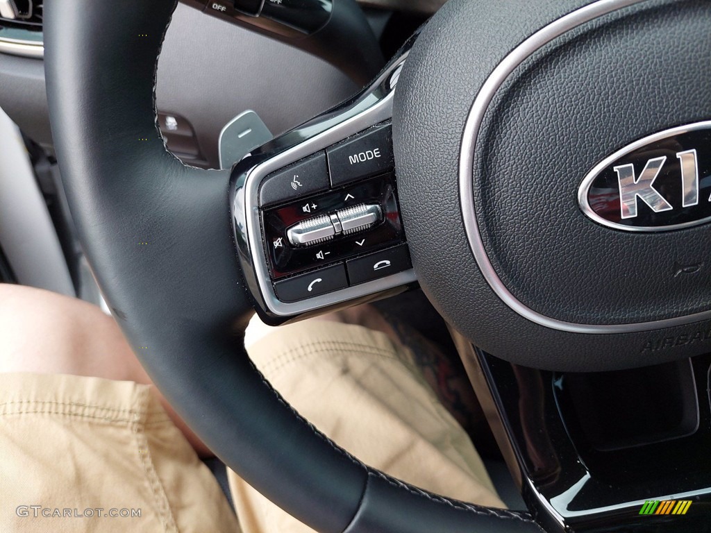 2021 Kia Sorento SX-Prestige AWD Black Steering Wheel Photo #142329221
