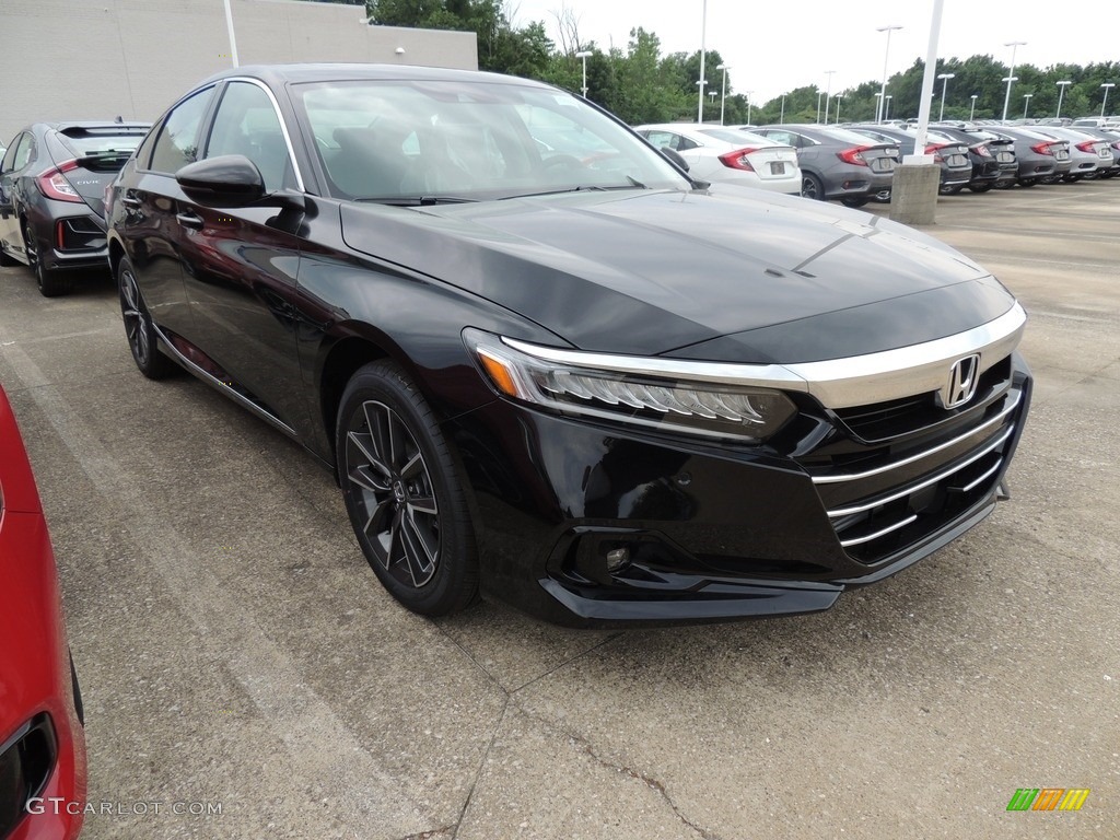 2021 Accord EX-L - Crystal Black Pearl / Black photo #3