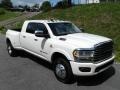 2021 Pearl White Ram 3500 Limited Longhorn Mega Cab 4x4  photo #5