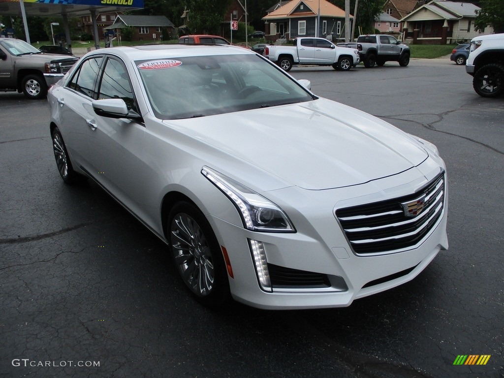 2015 CTS 2.0T Luxury AWD Sedan - Crystal White Tricoat / Jet Black/Jet Black photo #5