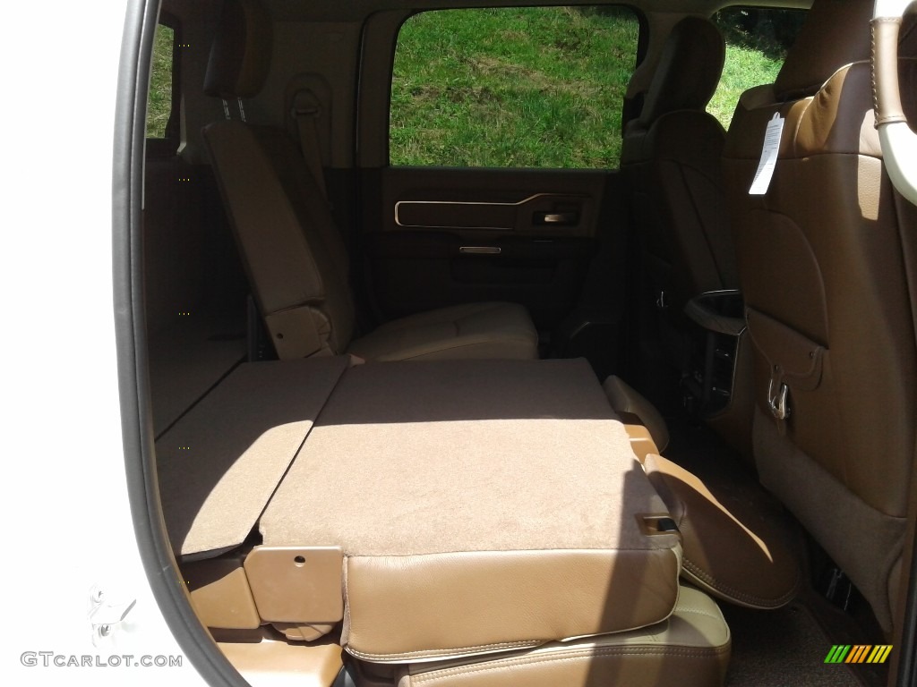 2021 3500 Limited Longhorn Mega Cab 4x4 - Pearl White / Light Mountain Brown/Mountain Brown photo #19