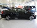 Crystal Black Pearl 2018 Honda Civic EX-T Sedan Exterior