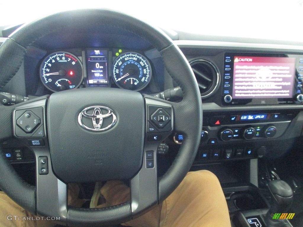 2020 Toyota Tacoma TRD Sport Double Cab 4x4 Black Dashboard Photo #142333120