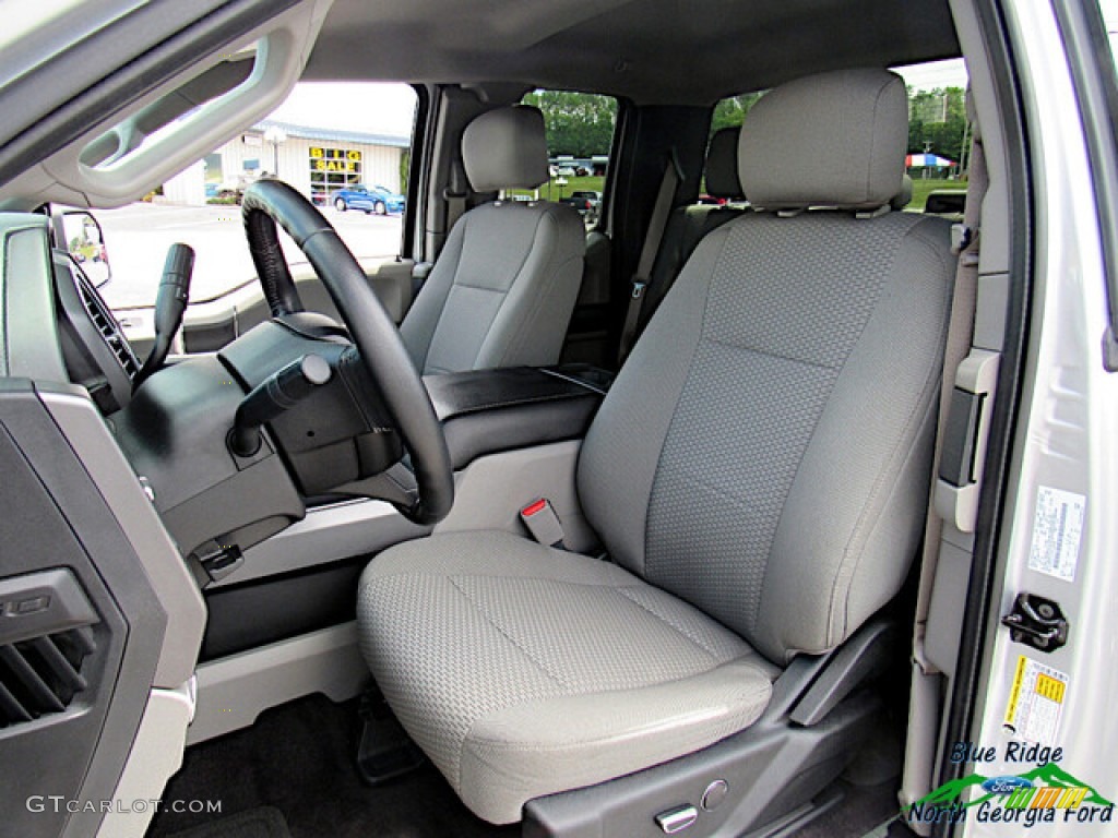 Earth Gray Interior 2017 Ford F150 XLT SuperCab Photo #142333399