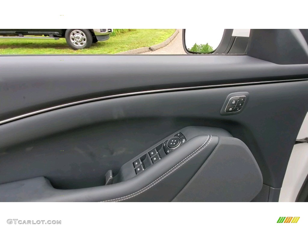 2021 Ford Mustang Mach-E Select eAWD Black Onyx Door Panel Photo #142333419
