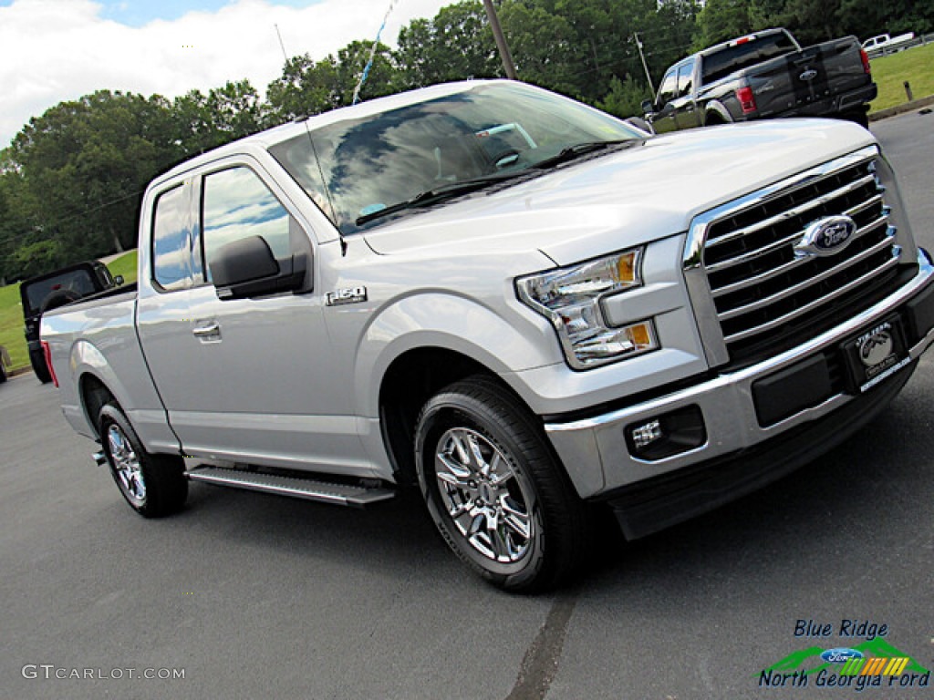 2017 F150 XLT SuperCab - Ingot Silver / Earth Gray photo #29