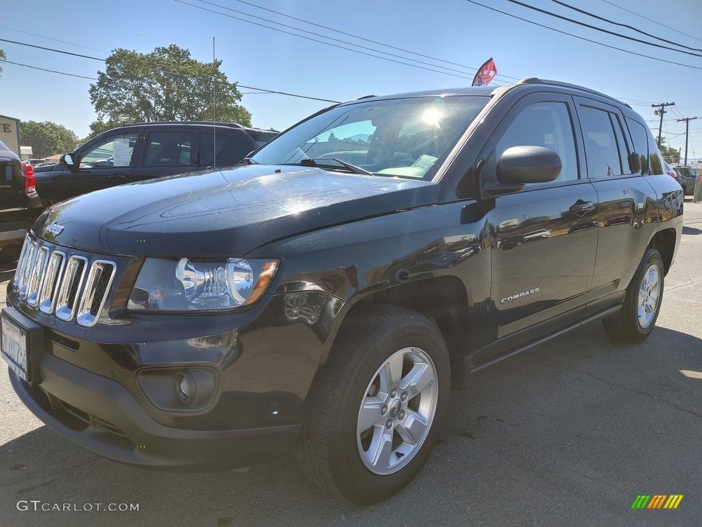 2015 Compass Sport - Black / Dark Slate Gray photo #3