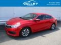 Rallye Red 2017 Honda Civic LX Sedan